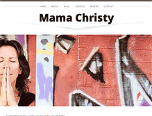 Tablet Screenshot of mamachristy.com